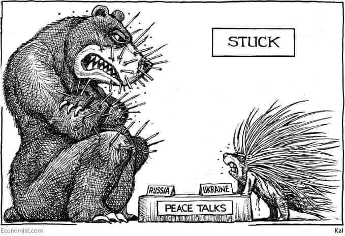 STUCK RUSSIA, UKRAINE PEACE TALKS Kal